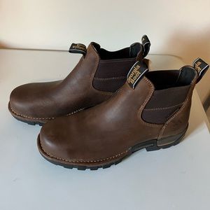 Georgia Boot Eagle One Steel Toe Waterproof Chelsea Work Mens size 12 M GB00337